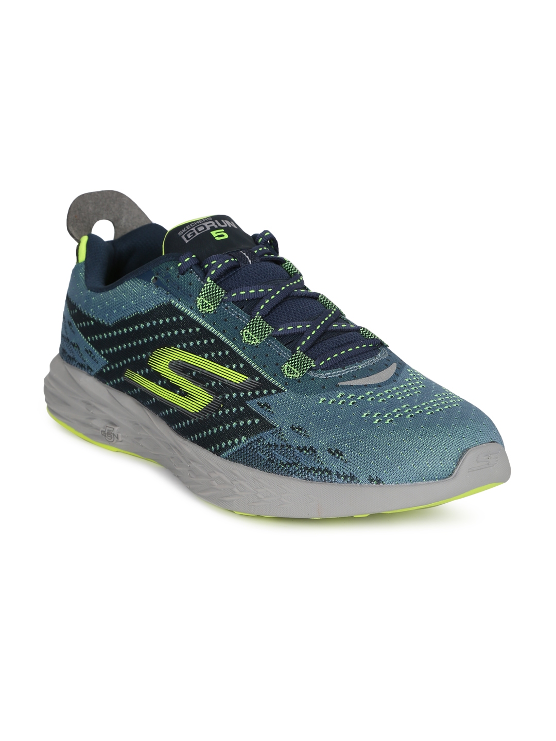 Buy Skechers Men Blue GO RUN 5 Running Shoes Sports Shoes for