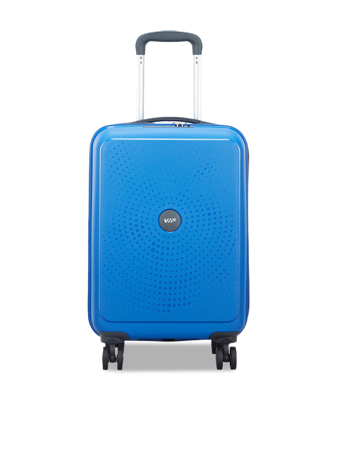 VIP Textured Hard Sided Small Trolley Suitcase
