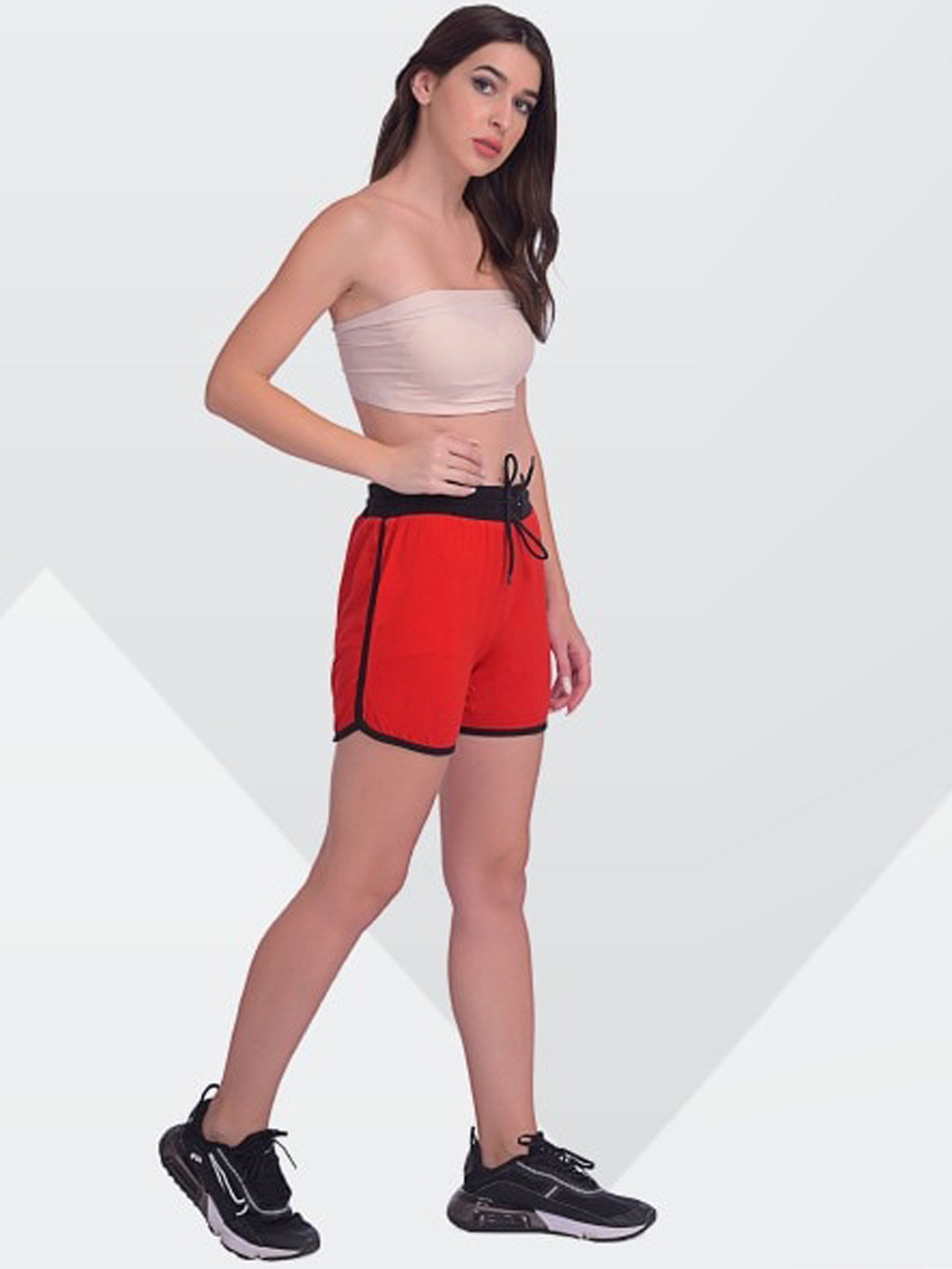 Apraa & Parma Women Cotton Mid-Rise Regular Fit Running Shorts