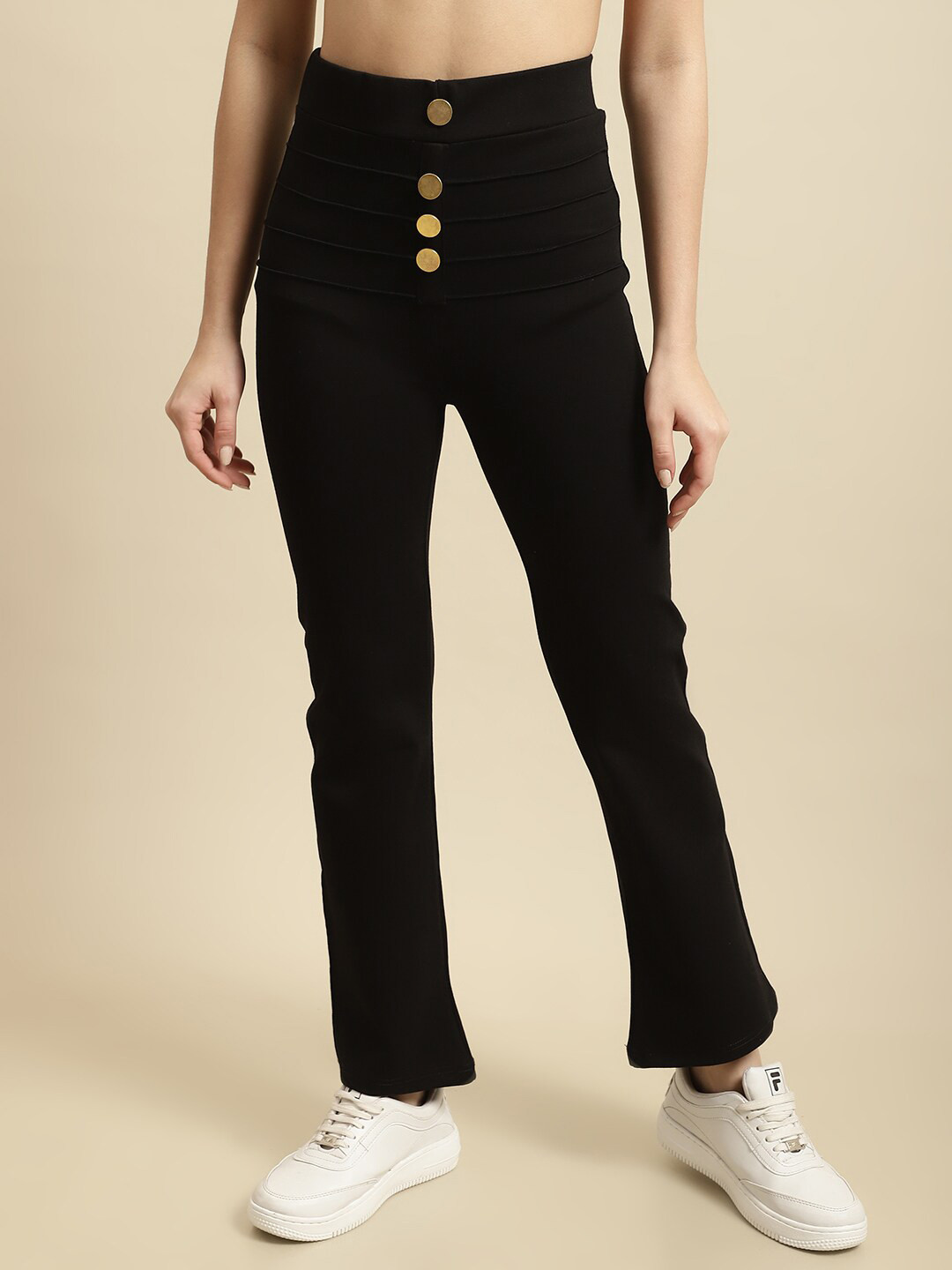 TAG 7 Women Skinny Fit Ankle Length Bootcut Jeggings
