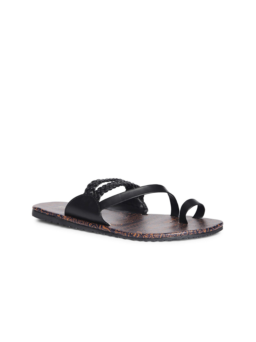 Kanvas Men Braided Leather Comfort Sandals