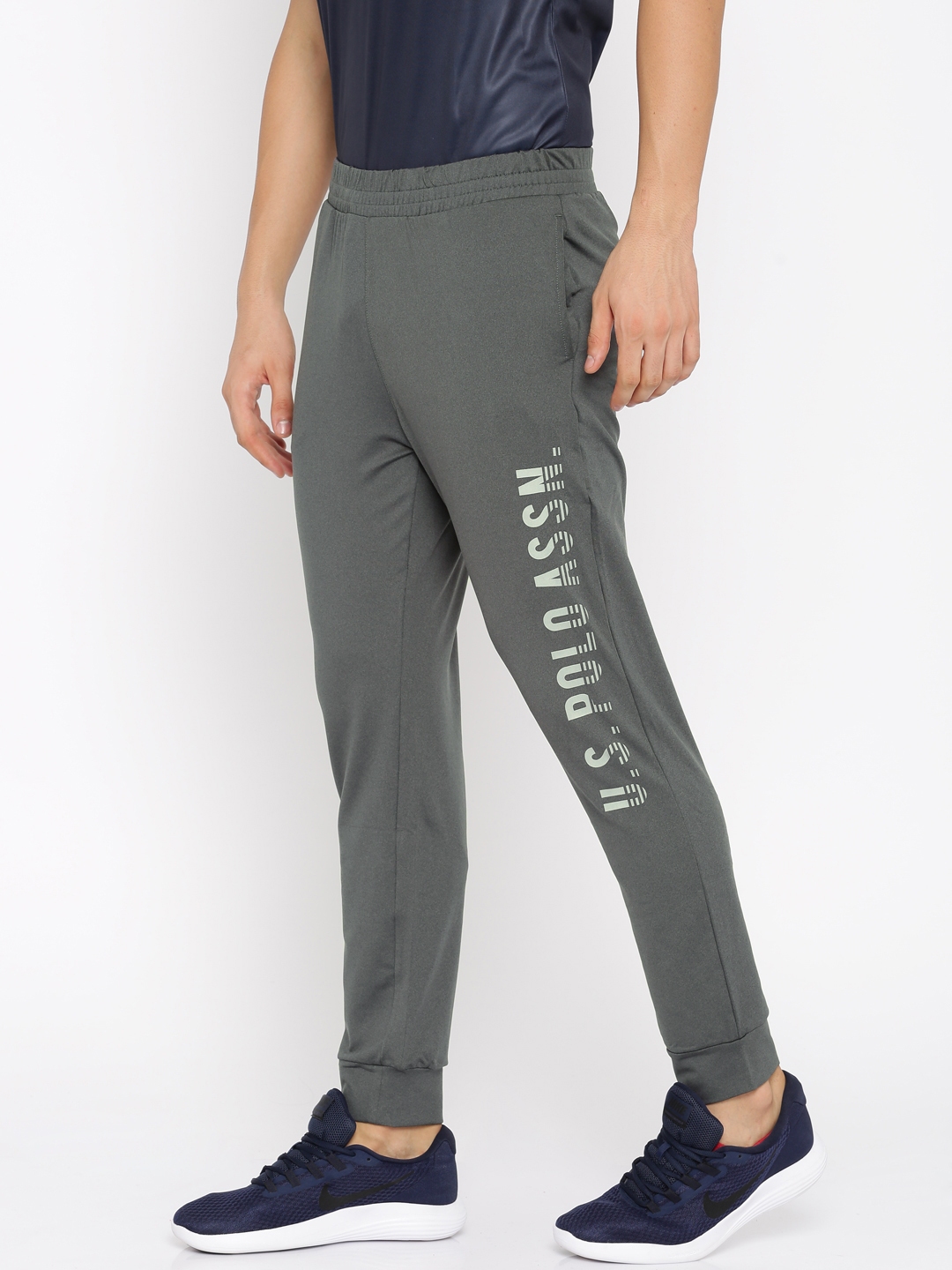 US Polo Assn Denim Co Trackpants  Buy US Polo Assn Denim Co Solid  Cotton Blend Track Pants Online  Nykaa Fashion