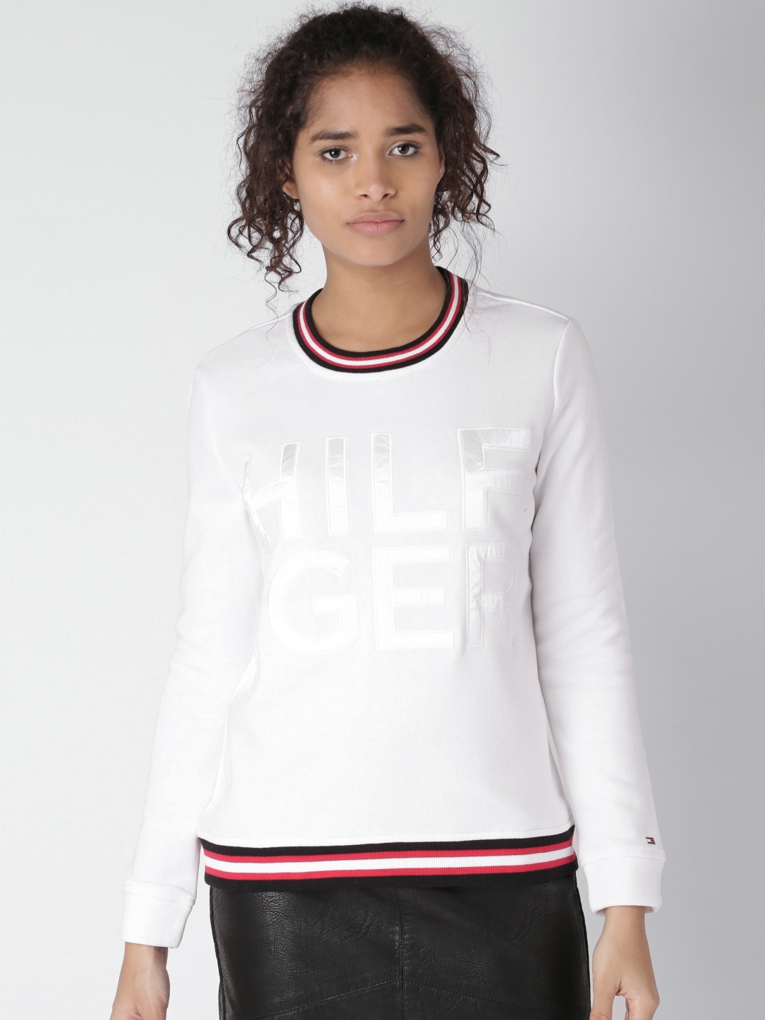 womens white tommy hilfiger sweatshirt