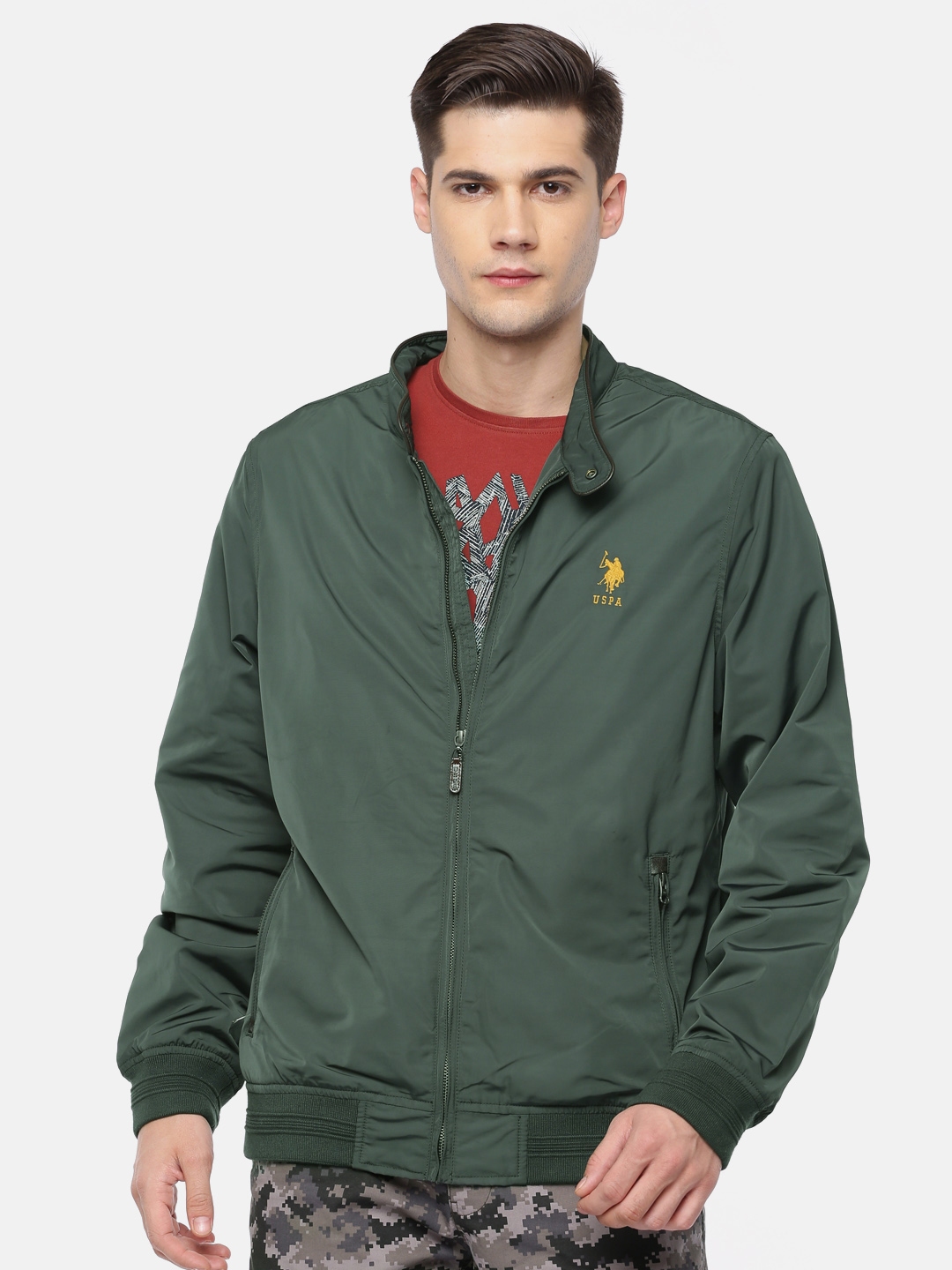 us polo green jacket