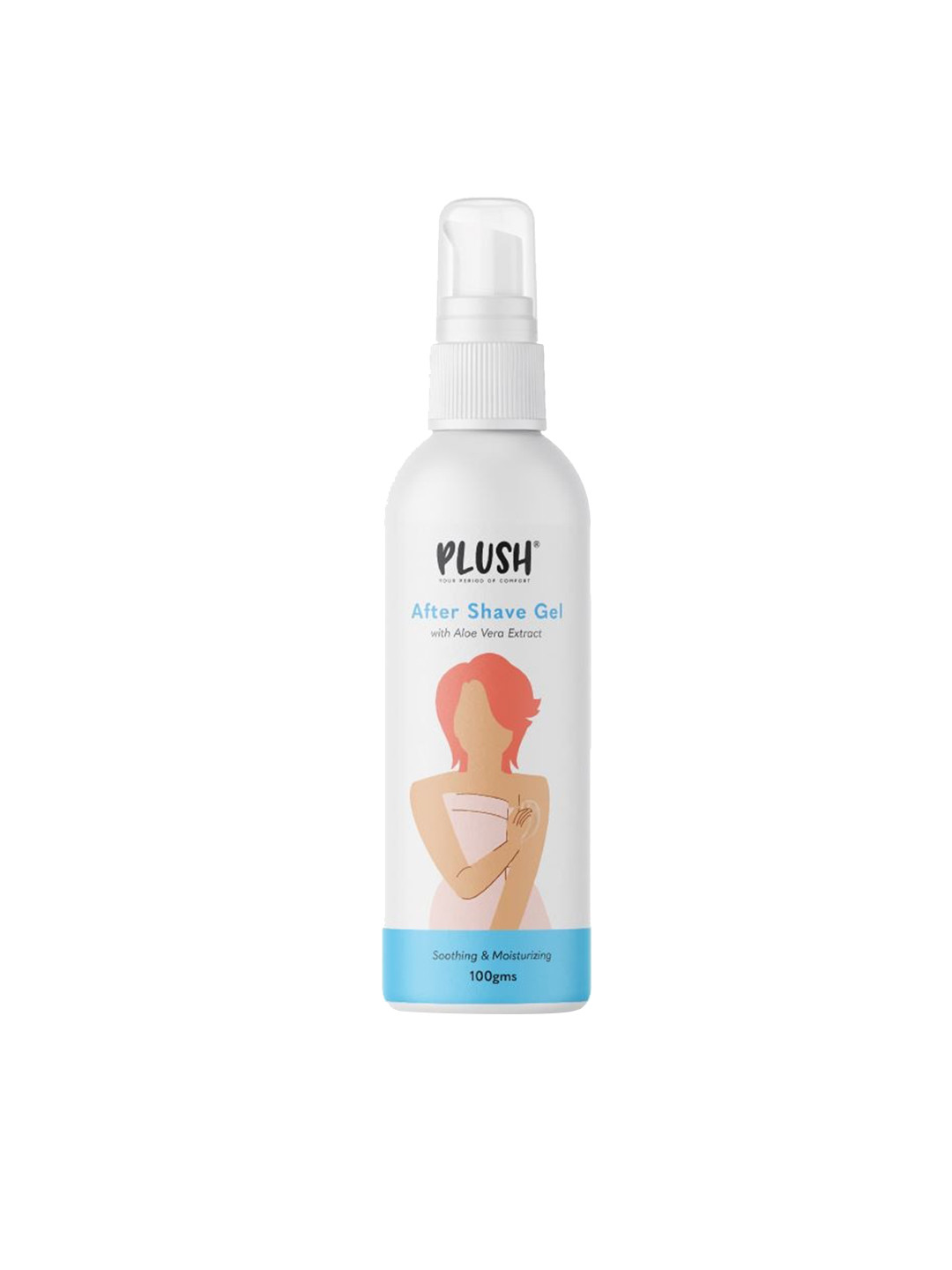 Plush Women After Shave Gel With Aloe Vera Extract - 100 gm