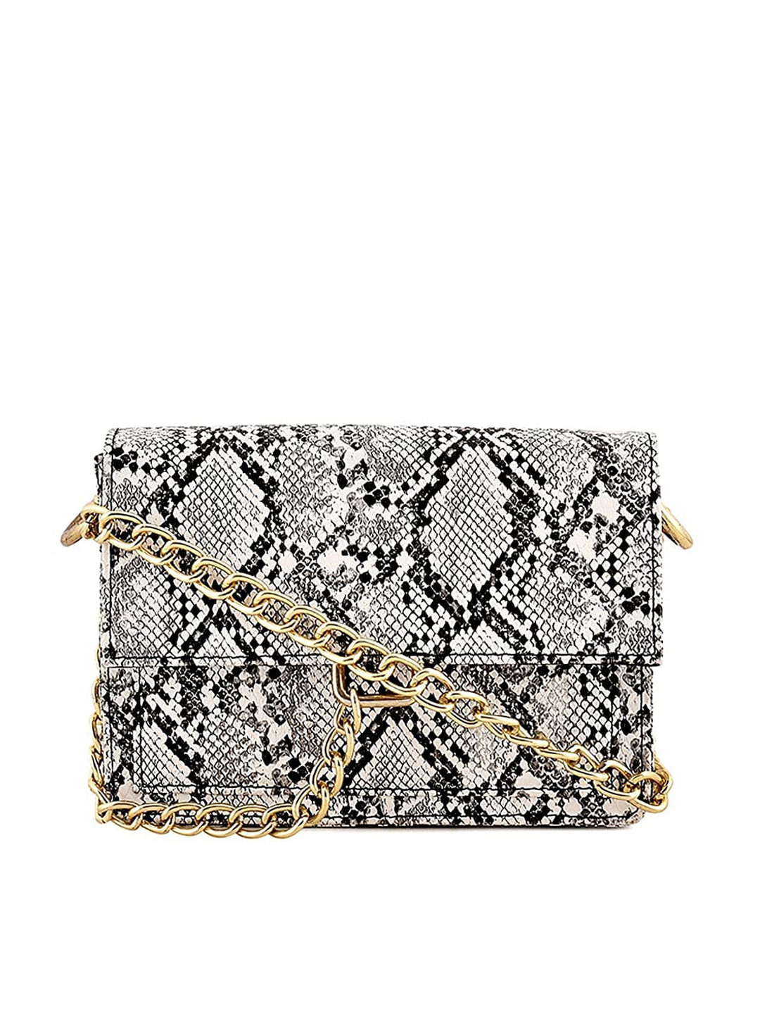 Lychee bags Animal Textured PU Swagger Sling Bag