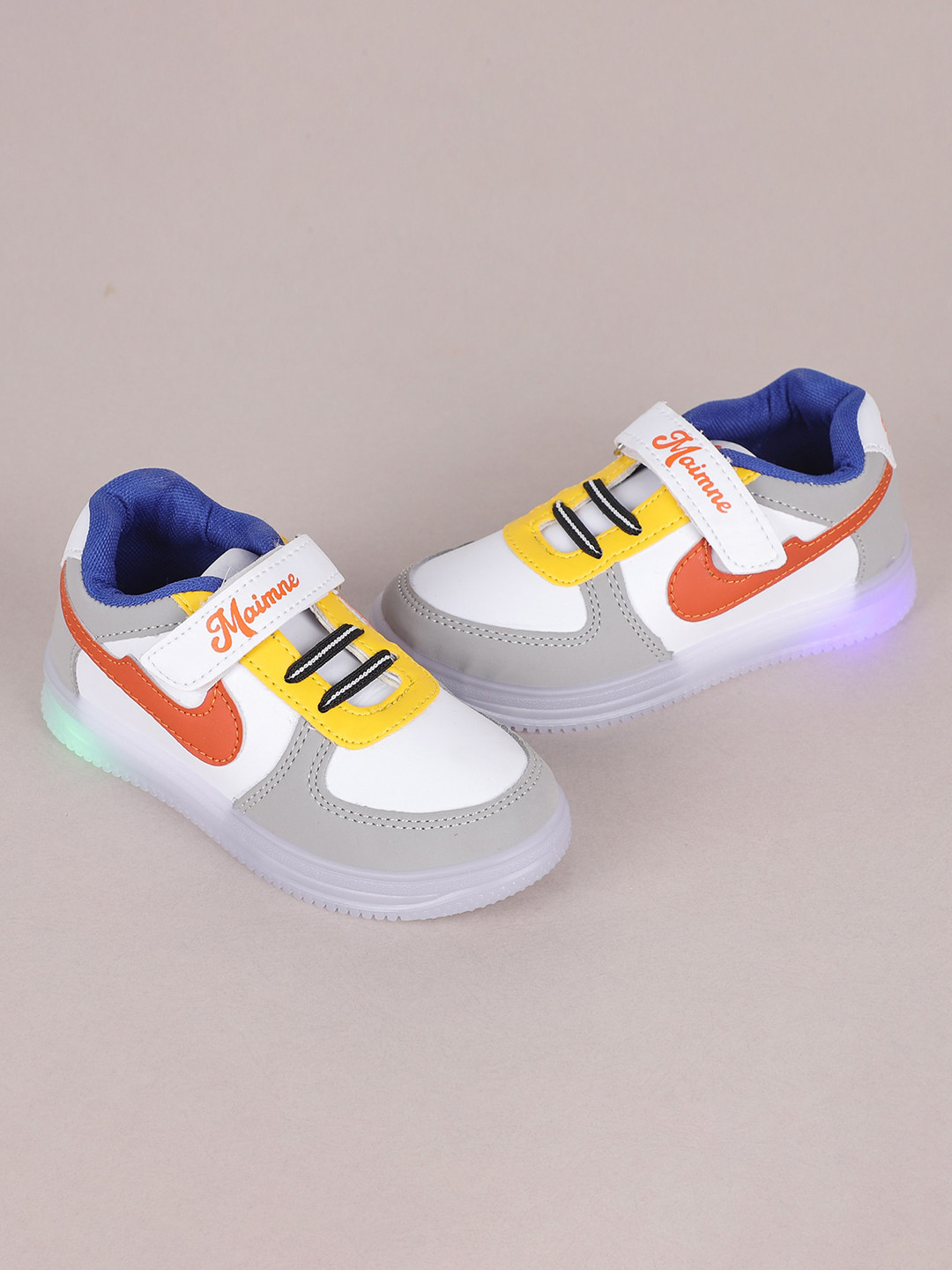 FEETWELL SHOES Kids Comfort Insole LED Lights Sneakers