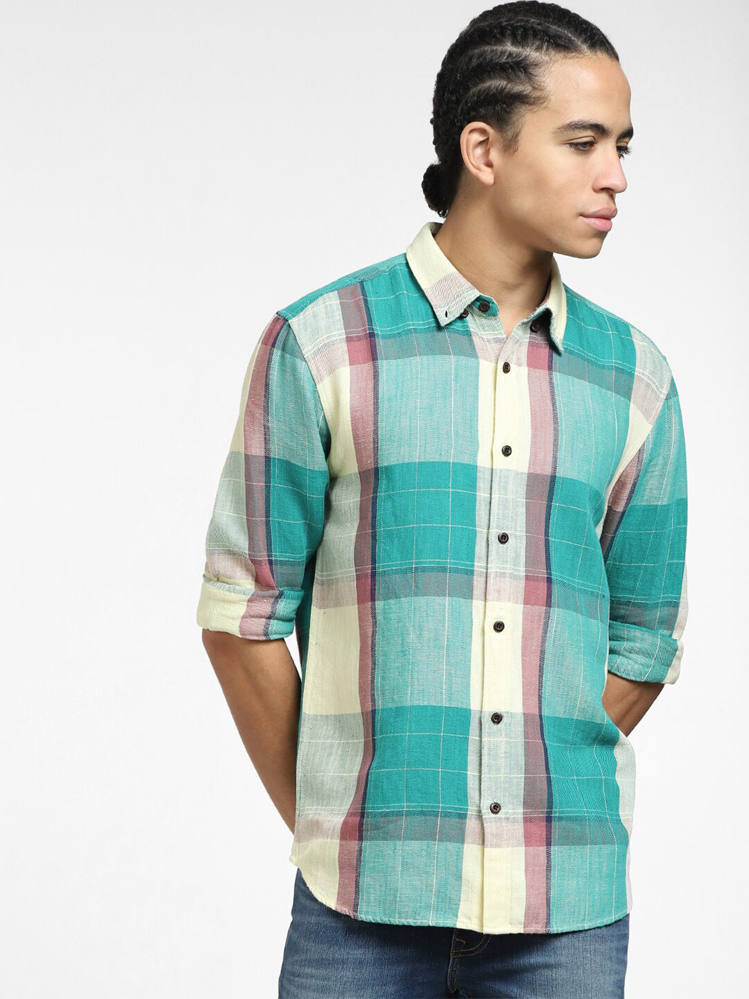Jack & Jones Tartan Checked Casual Shirt