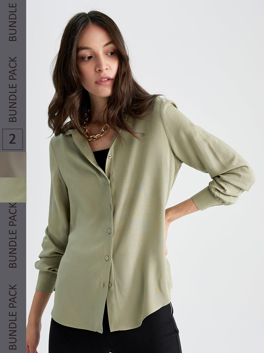DeFacto Regular Fit Pack Of 2 Casual Shirt