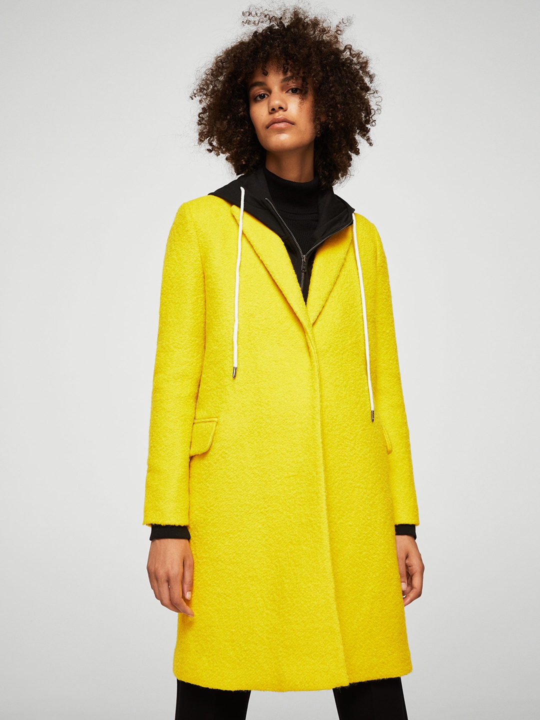 Mango top yellow coat