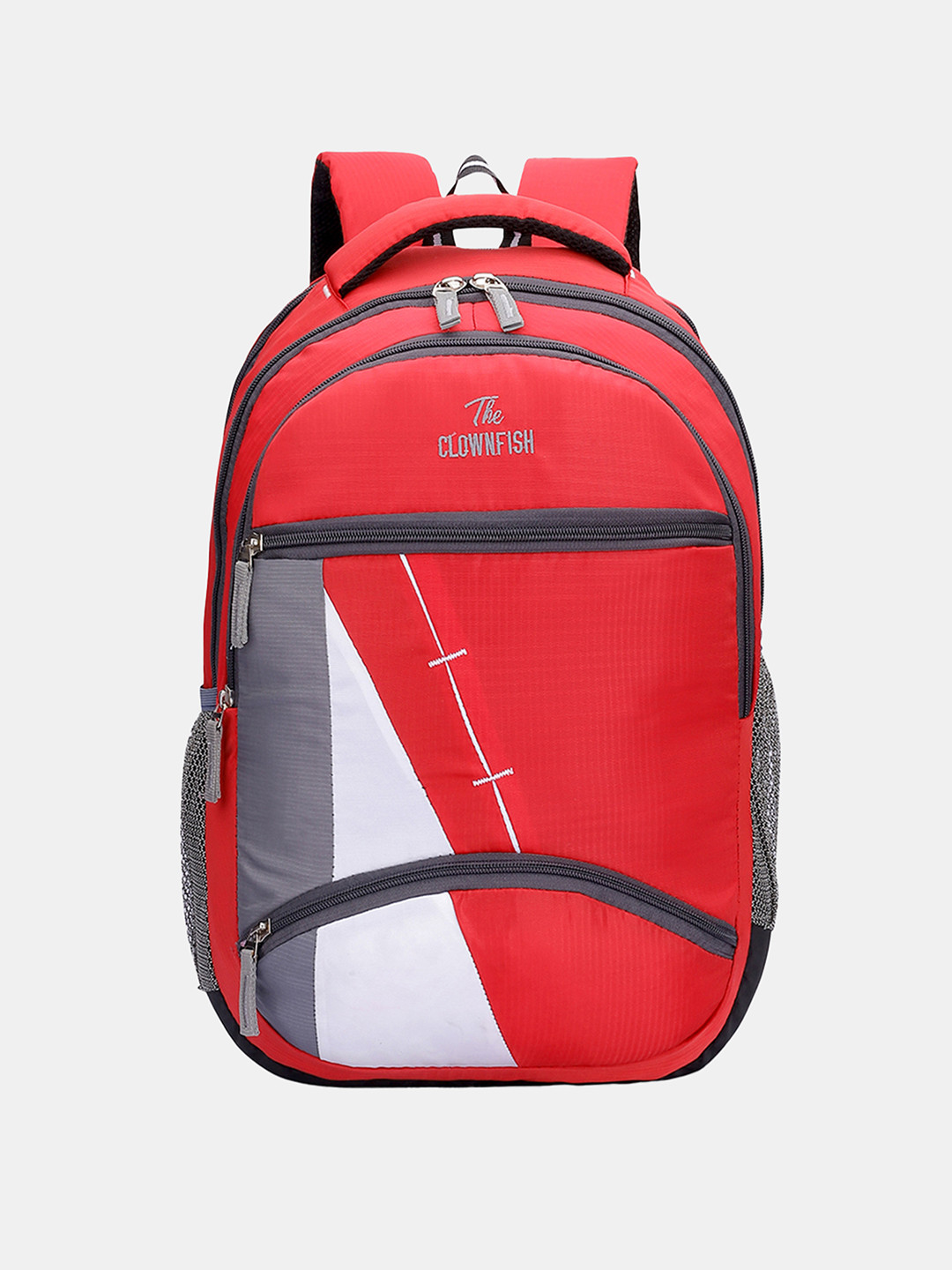 THE CLOWNFISH Karleen Unisex Colourblocked Backpack