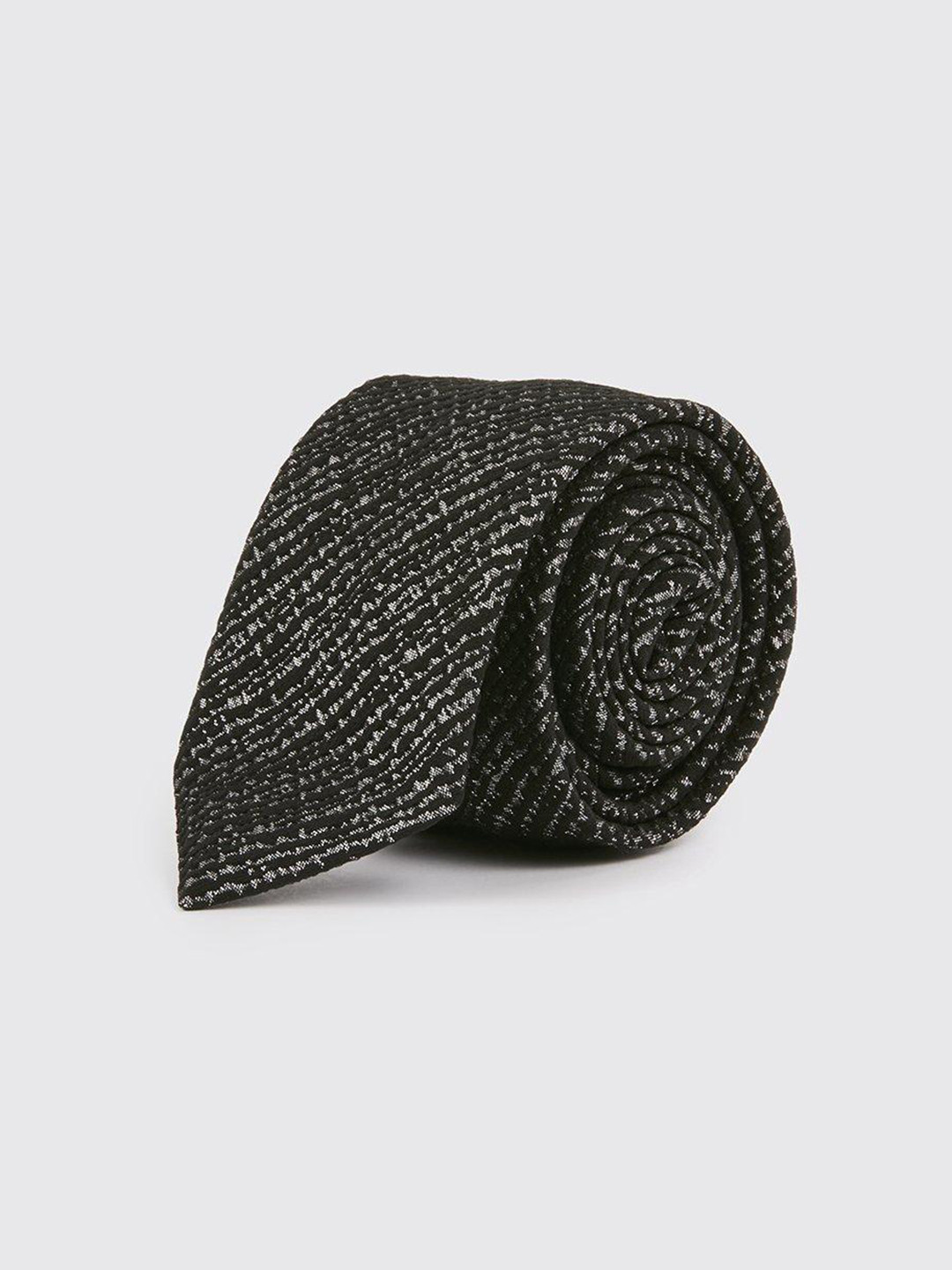 boohooMAN Striped Party Broad Tie