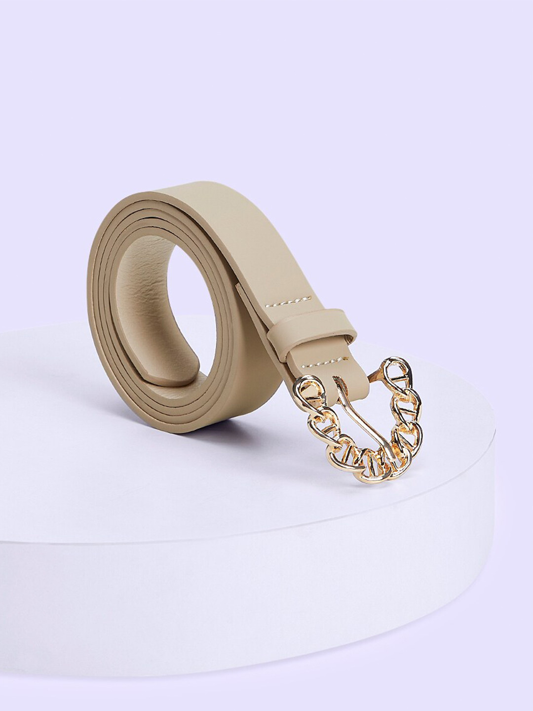 Forever Glam by Pantaloons Women Buckle Detail Tang Belt