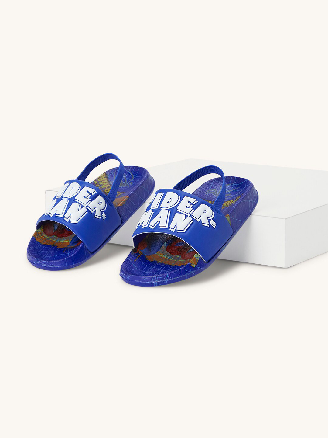 Pantaloons Junior Boys Spider-Man Printed Sliders