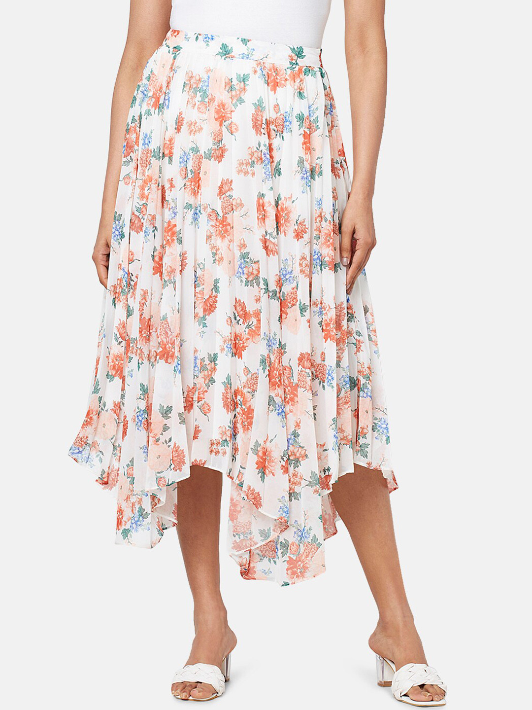 Honey by Pantaloons Floral Printed Flared Midi Skirt