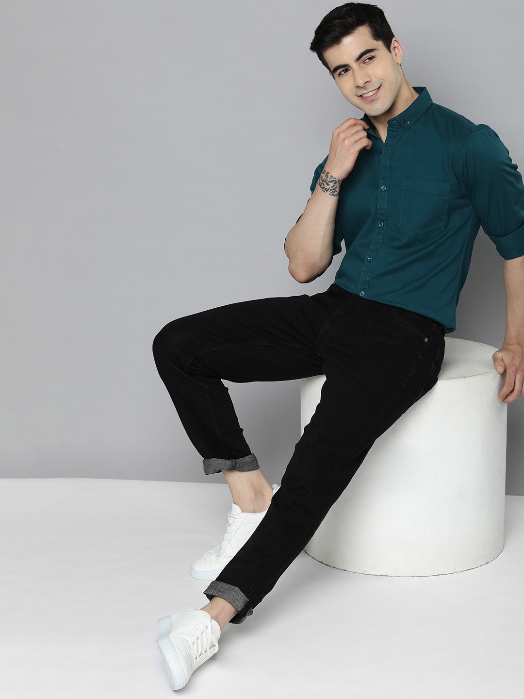 Mast & Harbour Standard Regular Fit Casual Shirt