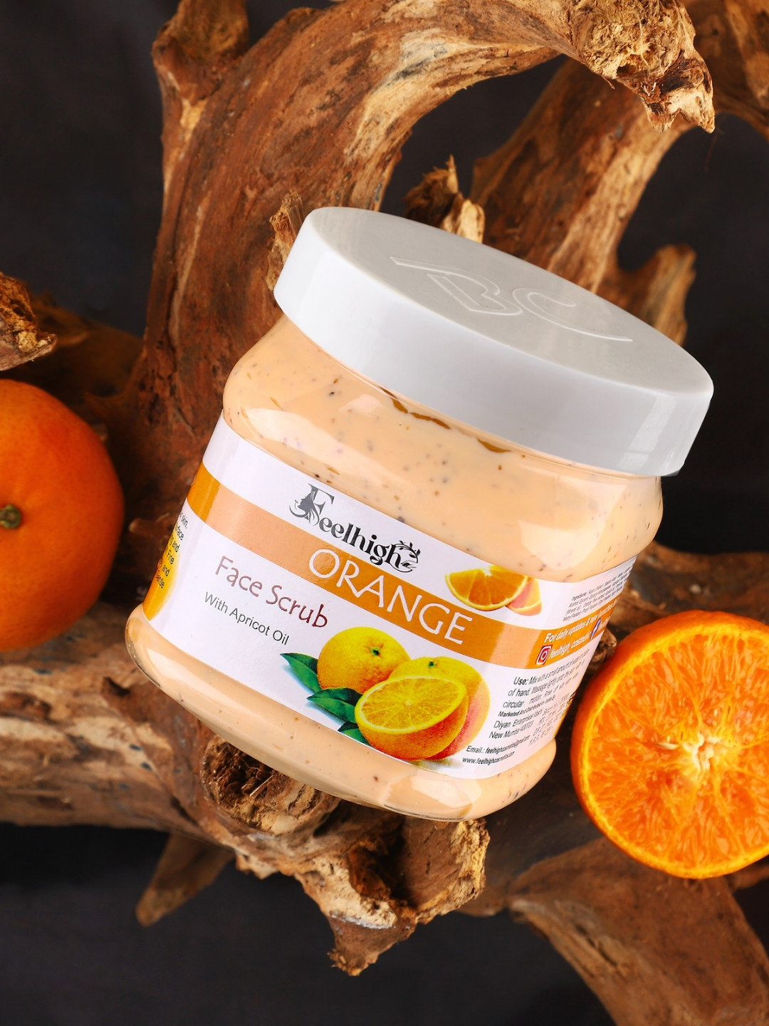 FEELHIGH Orange Face Scrub With Apricot Oil - 500 ml