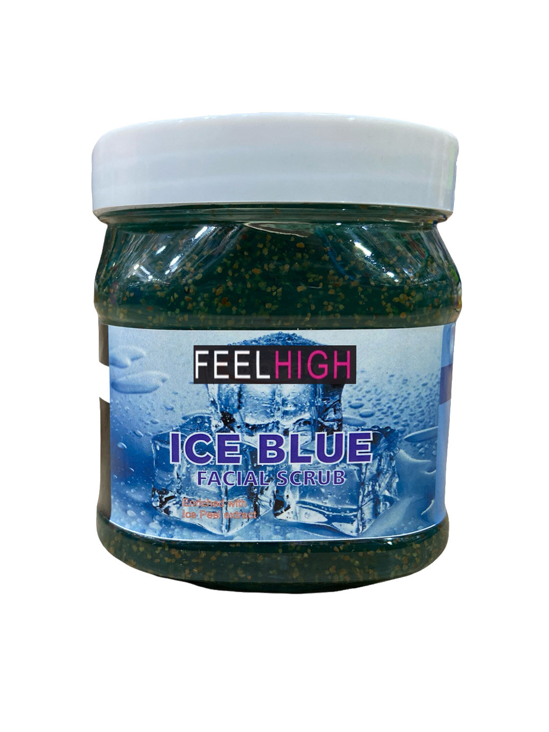 FEELHIGH Ice Blue Facial Scrub with Ice Peel Extract - 500 ml