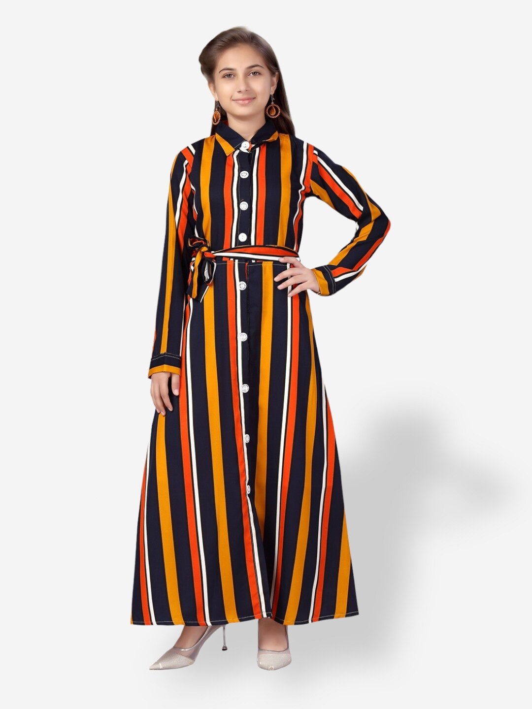 Aarika Striped Maxi Dress