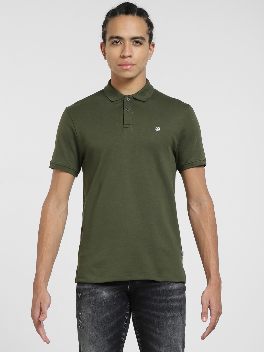 Jack & Jones Polo Collar Cotton T-shirt