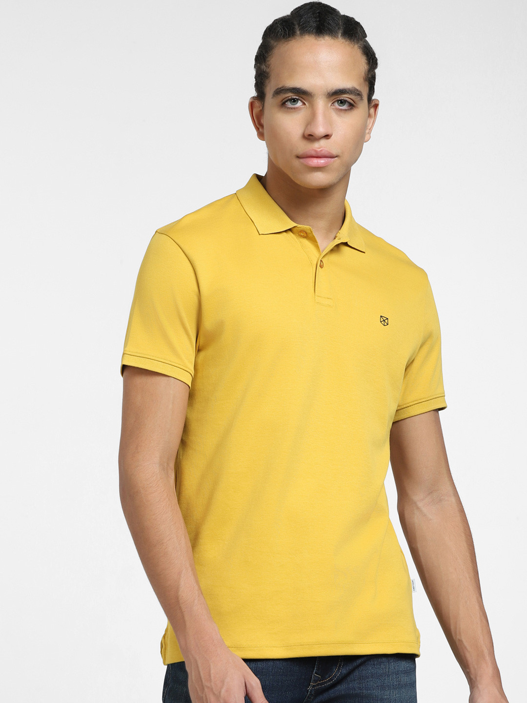 Jack & Jones Polo Collar Cotton T-shirt