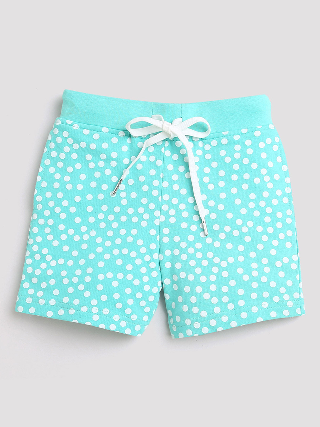 Tiny Girl Geometric Printed Mid Rise Shorts