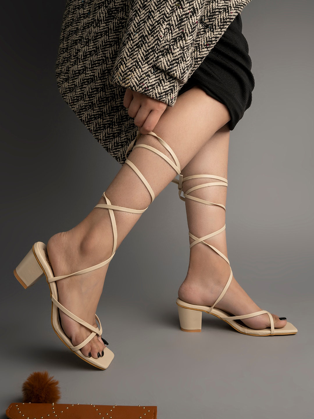 Shoetopia Girls High-Top Block Gladiators