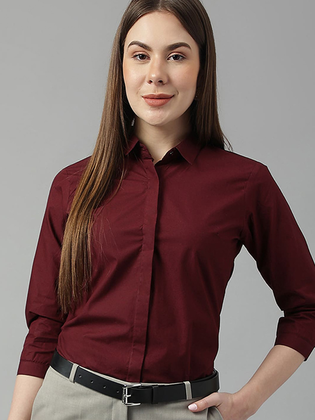 Hancock Sharp Slim Fit Formal Pure Cotton Shirt