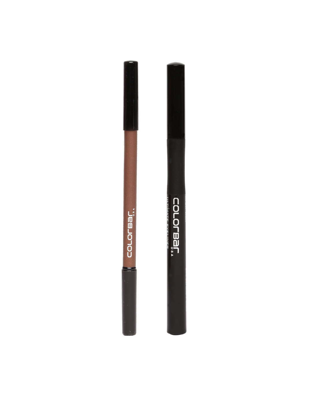 Colorbar Ultimate Black Eyeliner 001 + Colorbar Just Brown Just Smoky Kajal 006