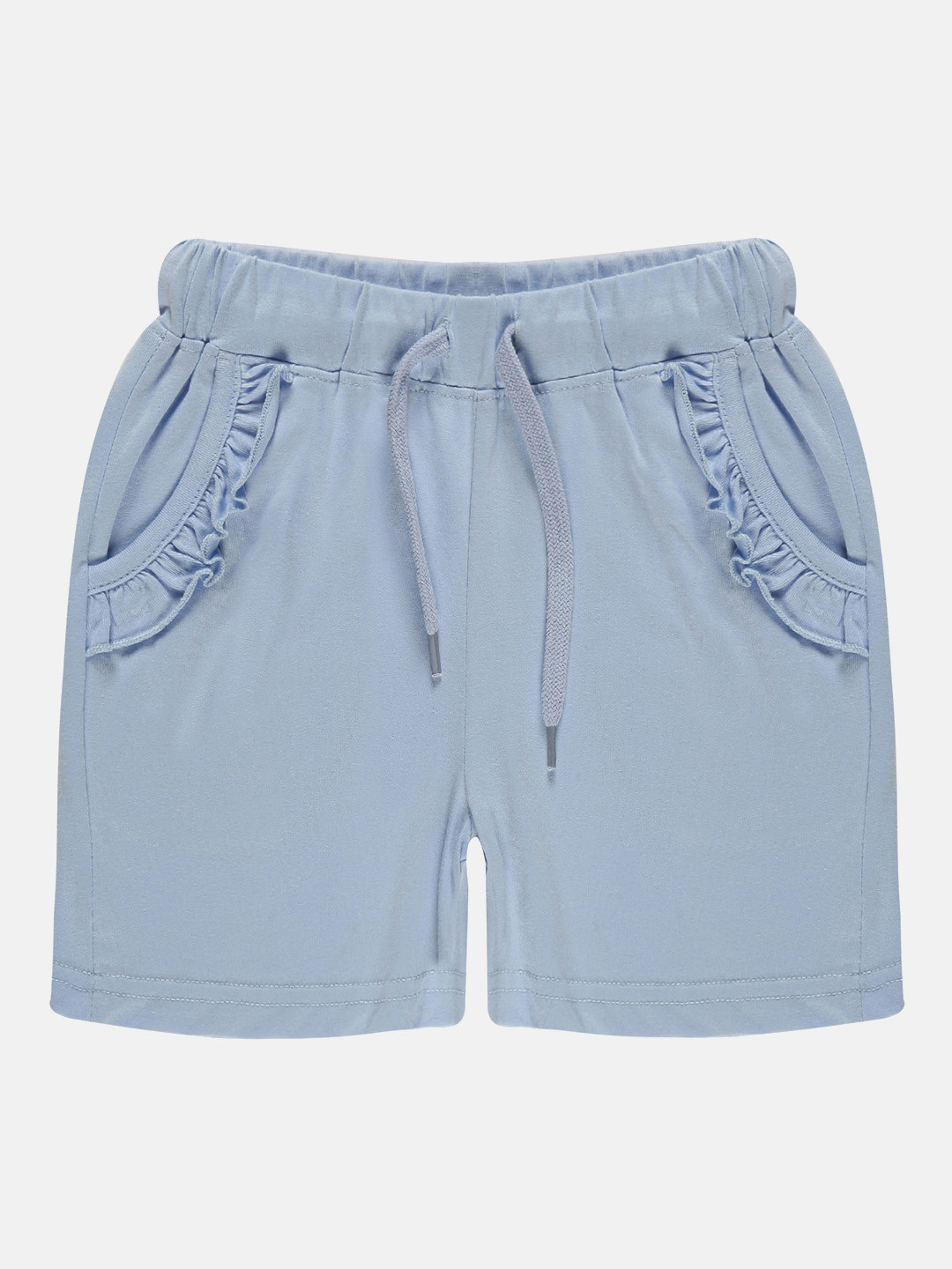 KiddoPanti Girls Pure Cotton Mid-Rise Shorts