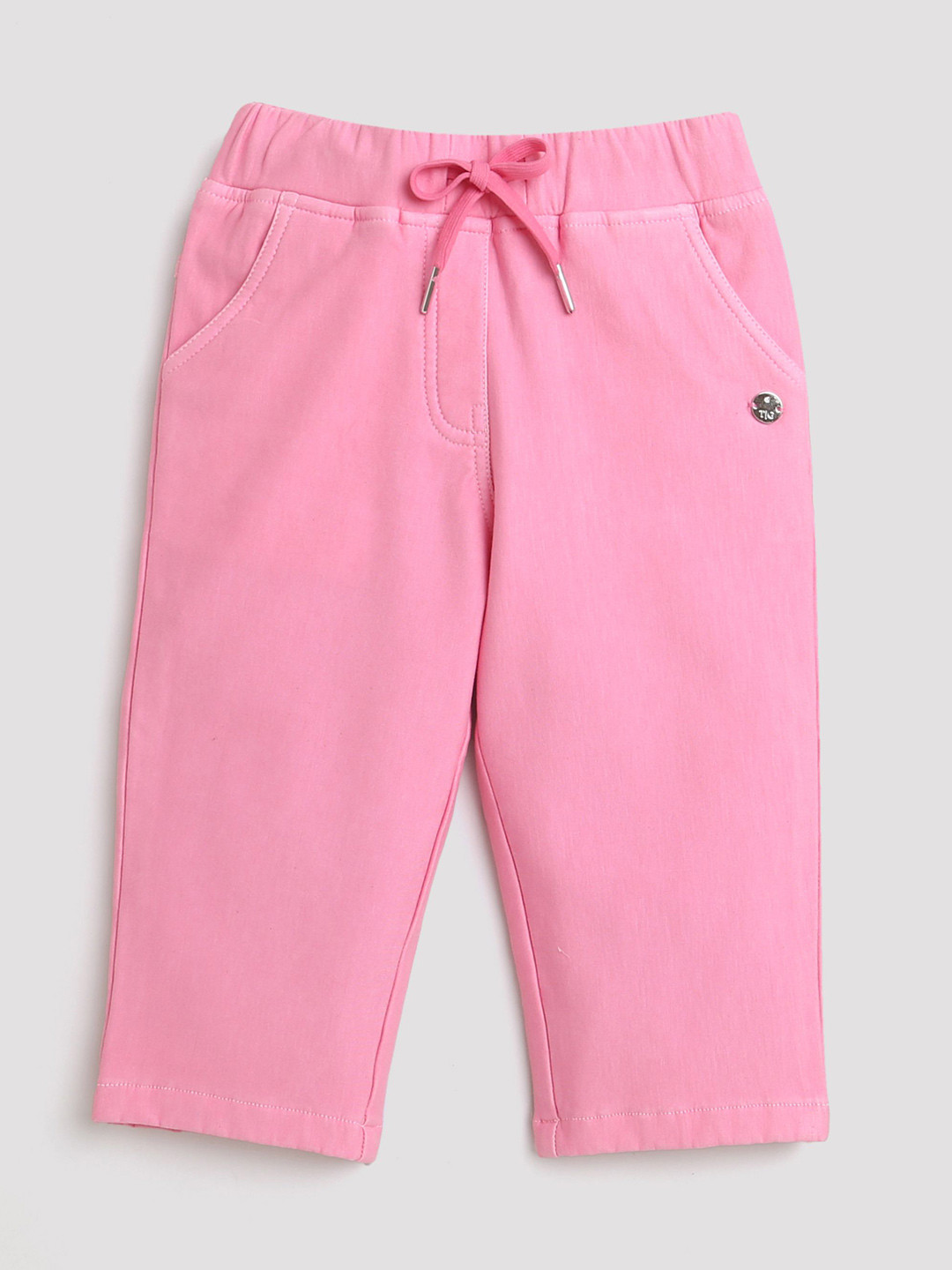 Tiny Girl Cotton Mid-Rise Capris