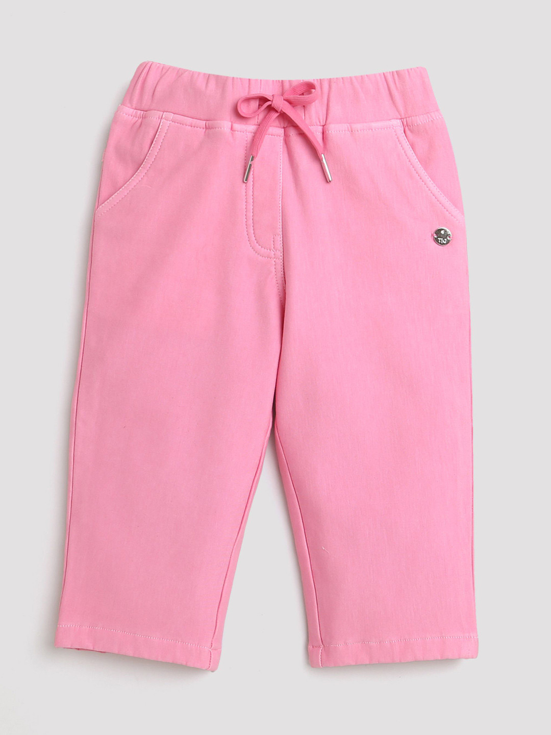 Tiny Girl Cotton Mid-Rise Capris