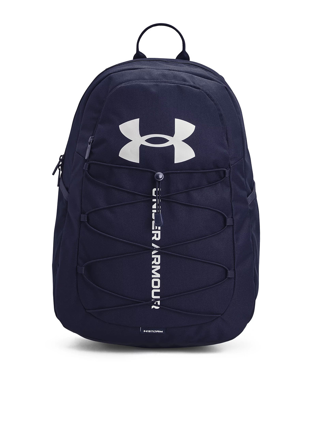 UNDER ARMOUR Unisex Brand Logo Print Hustle Sports Backpack With Toggle Detail