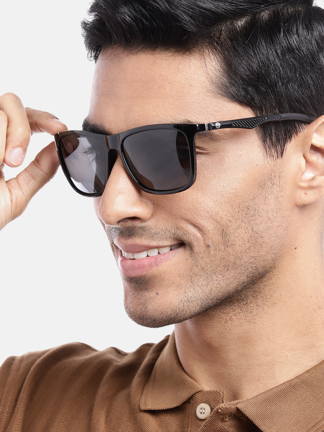 Carlton London Premium Men Polarised & UV Protected Lens Wayfarer Sunglasses - CLSM100