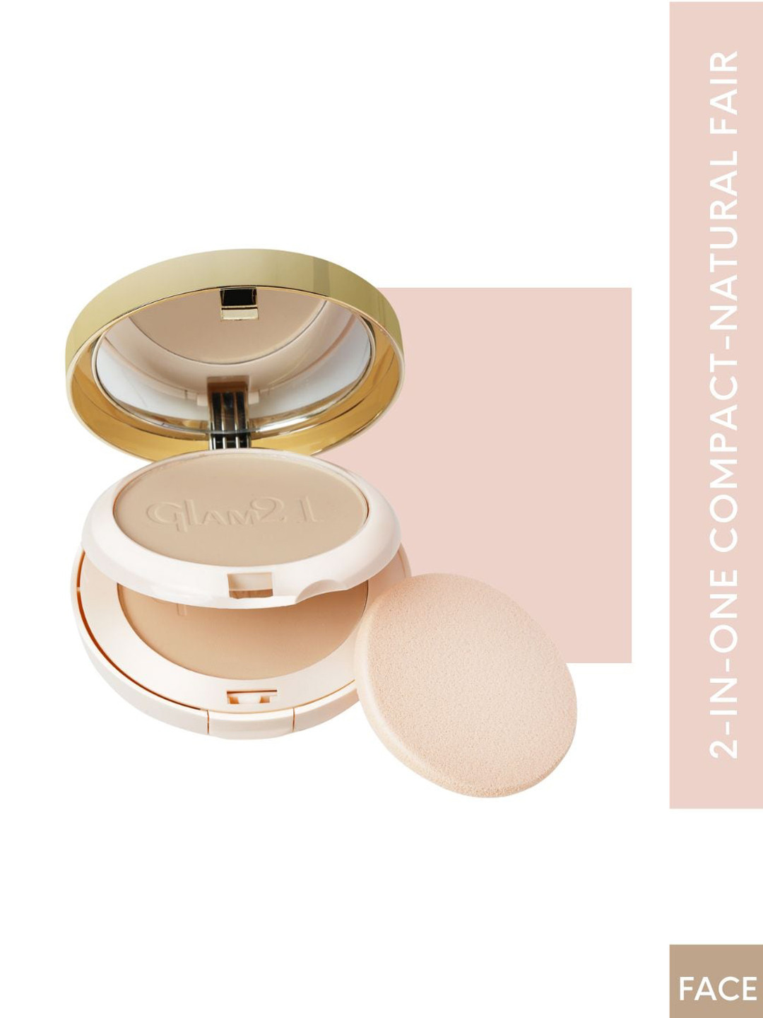 GLAM21 Match Perfection Instant Glow Multi-Mineral 2-in-1 Compact 18 g - Natural Fair