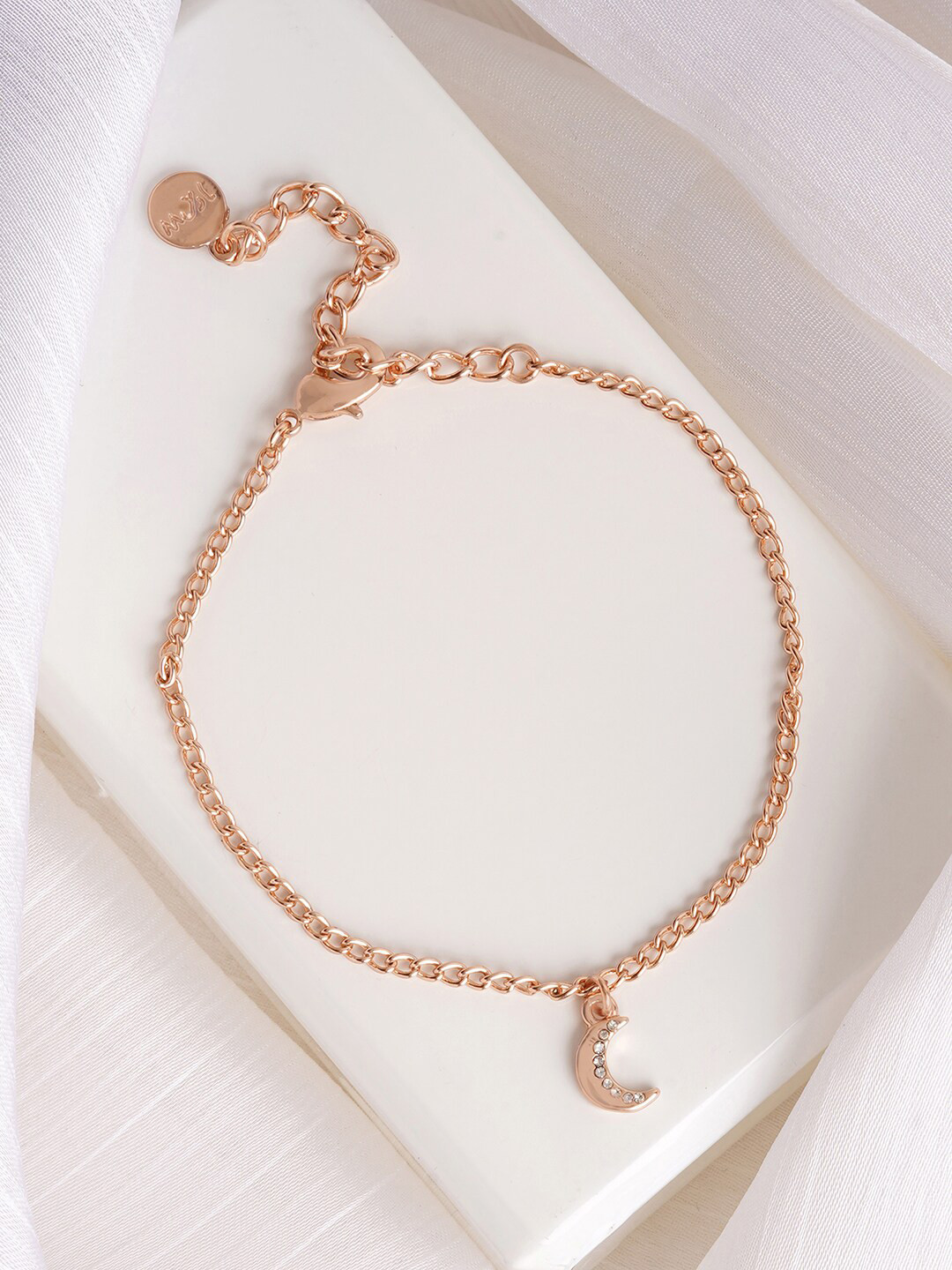 JOKER & WITCH Rhinestone Studded Bracelet Charm