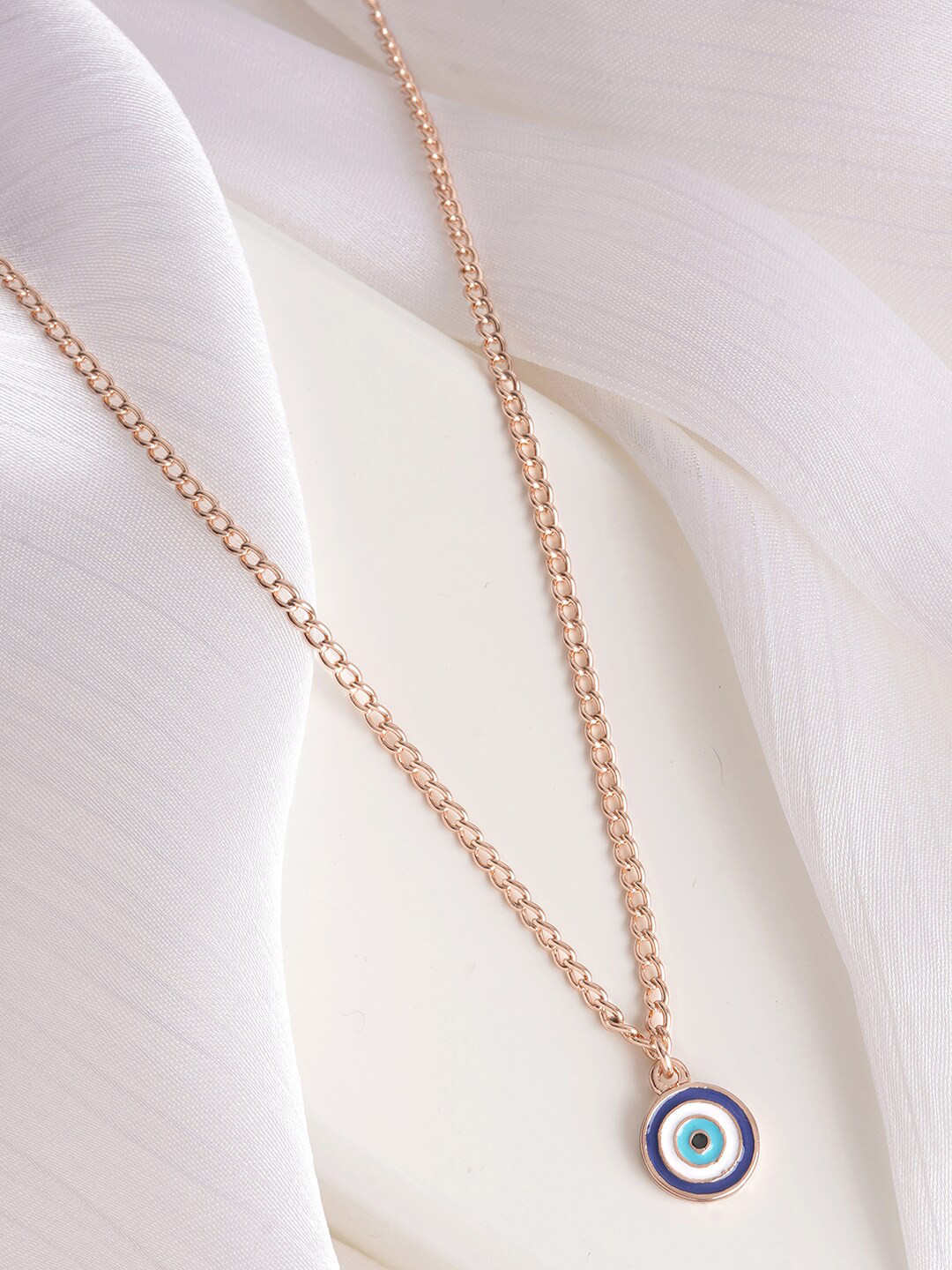 JOKER & WITCH Rose Gold -Plated Good Luck Charm Pendant