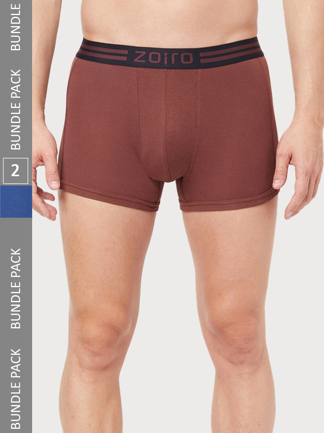 Zoiro Pack Of 2 Anti Pilling Trunks