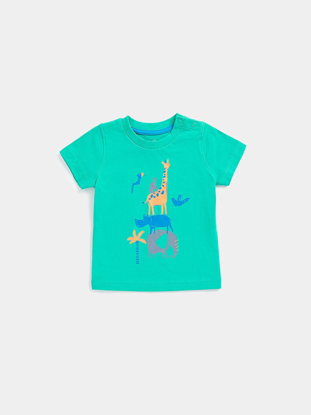 mothercare Boys Conversational Printed Pure Cotton T-shirt