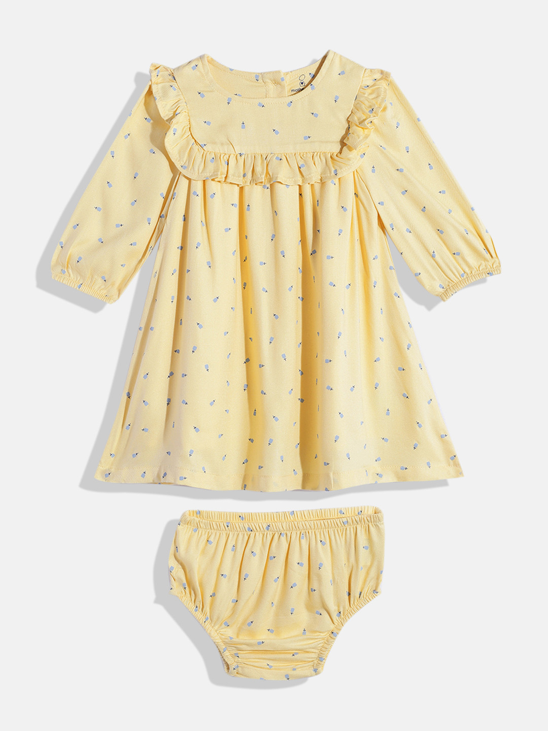 mothercare Infant Girls Printed Empire Dress