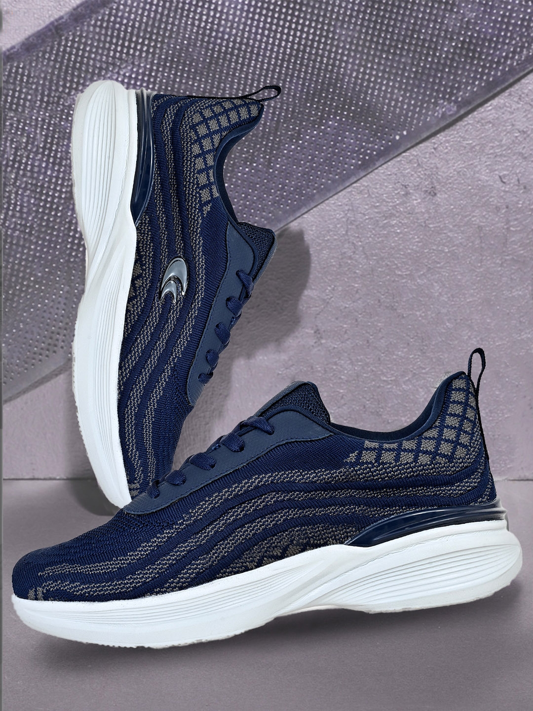 Allen cooper navy blue clearance running shoes