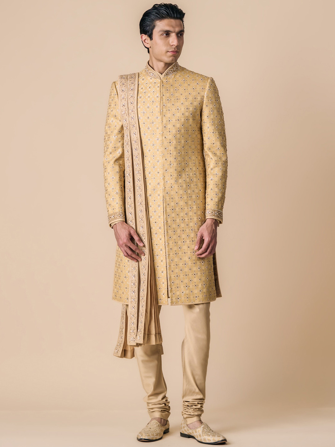 Tasva Embroidered Brocade Sherwani