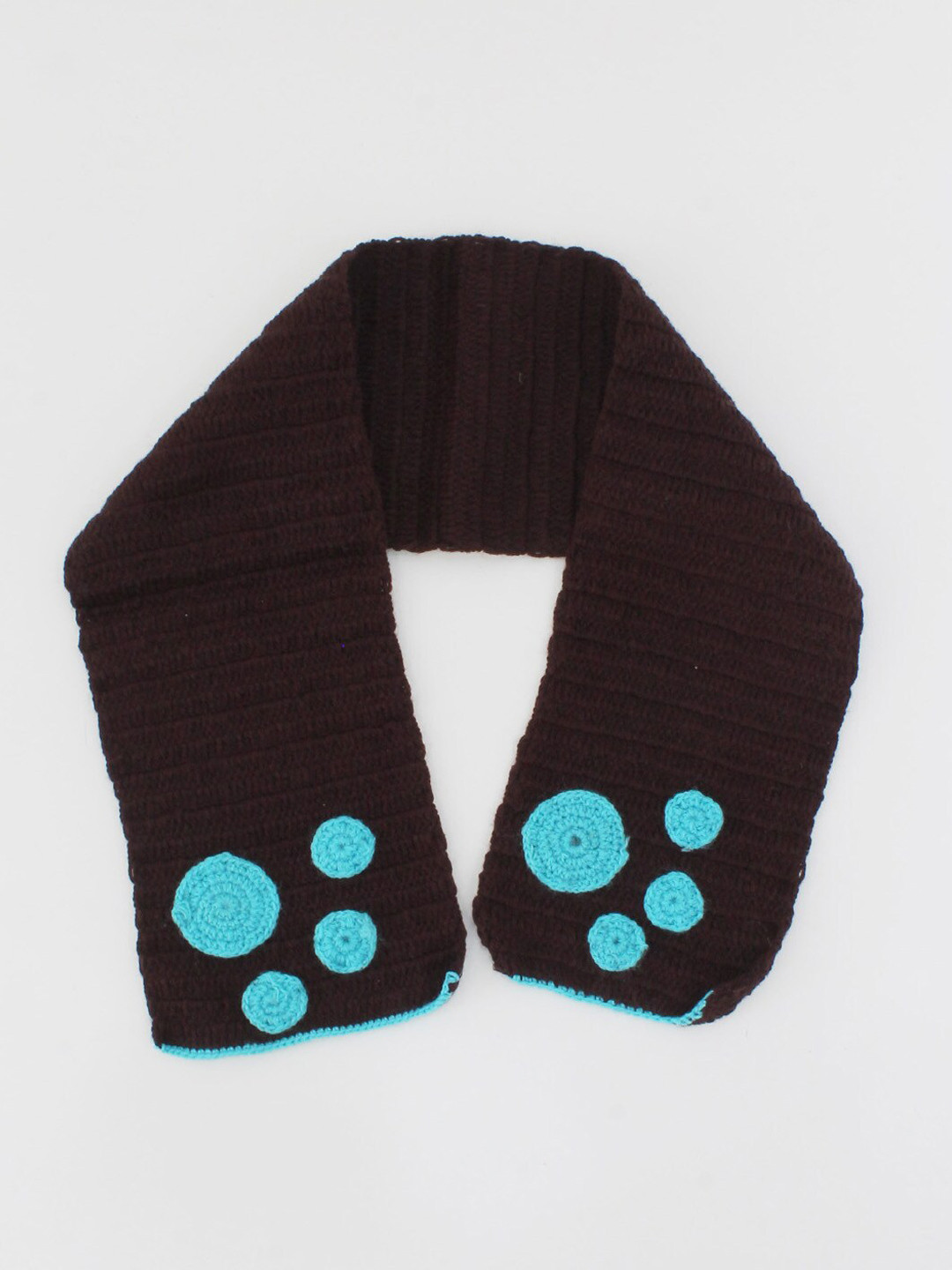 Woonie Kids Crochet Paw Details Acrylic Muffler