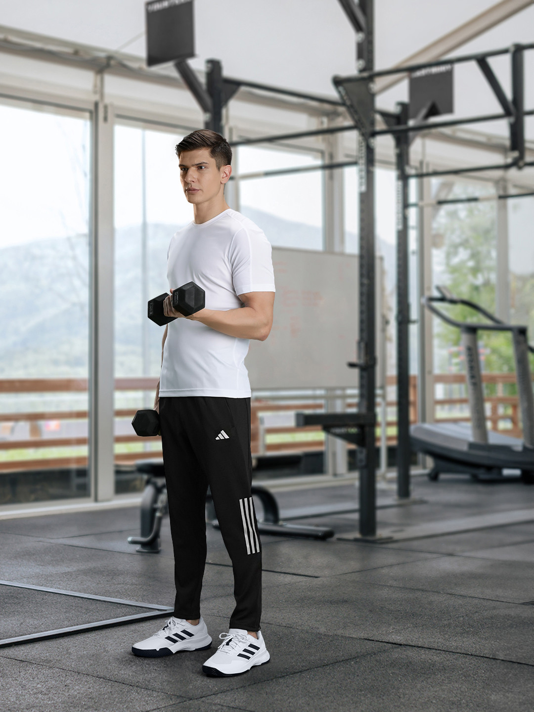 ADIDAS Men Solid Aeroready OTR ASTRO KN Track Pants