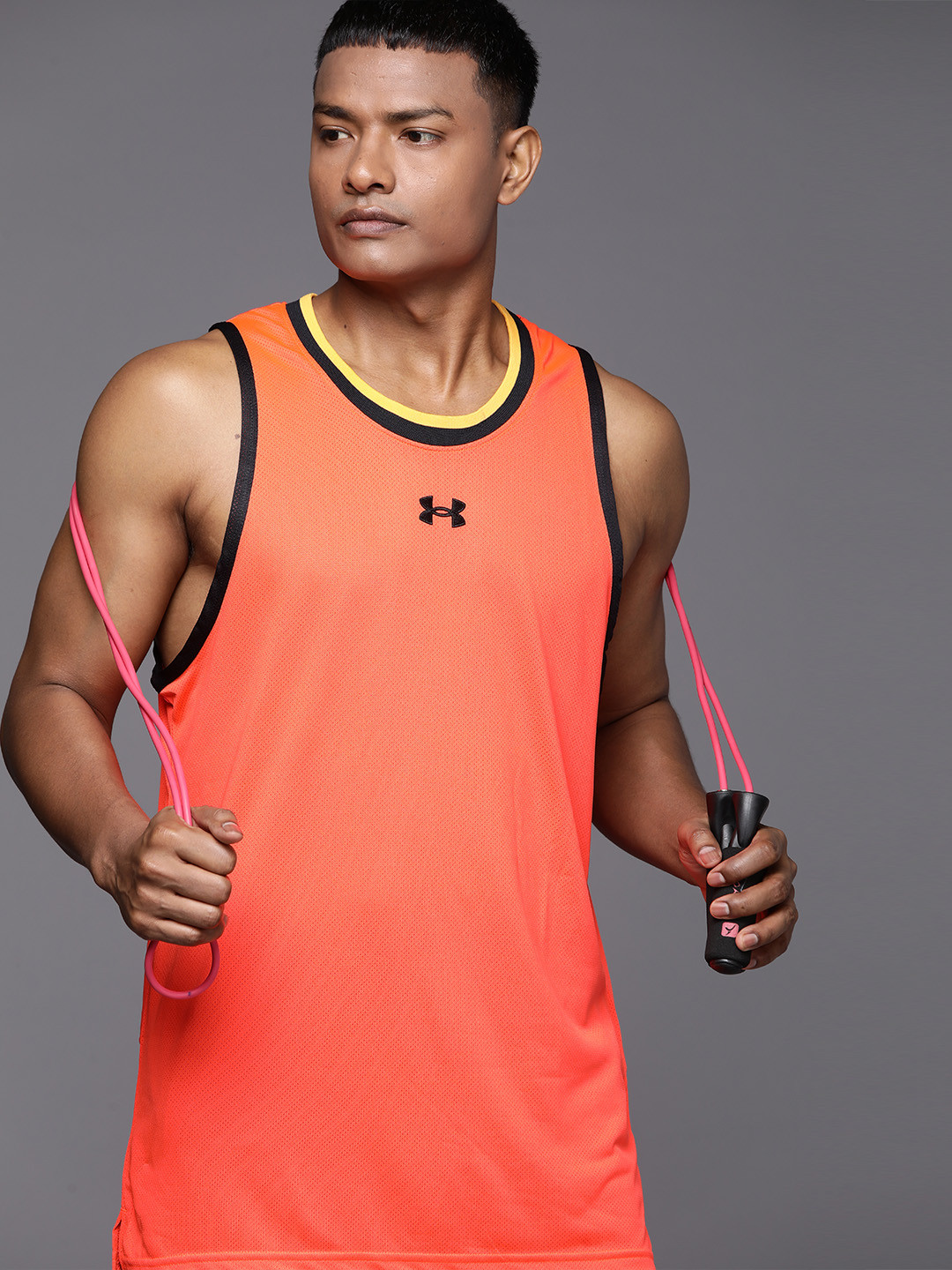 UNDER ARMOUR Baseline Replica Tank Basketball T-shirt