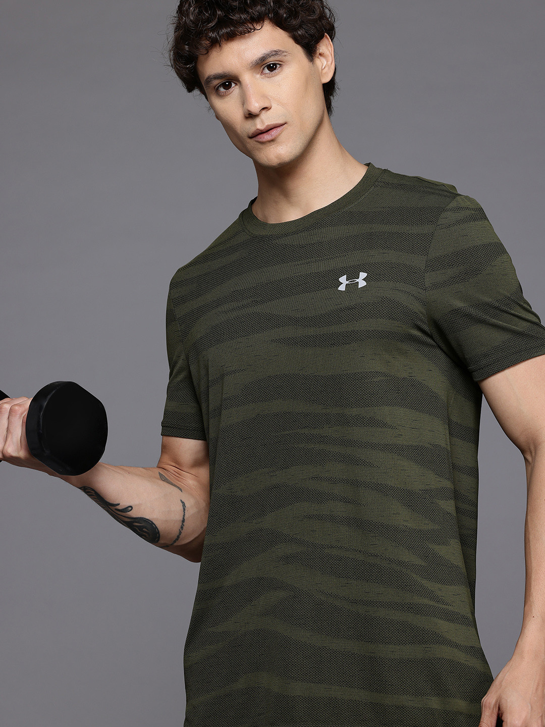 UNDER ARMOUR Seamless Wave SS Self-Design T-shirt