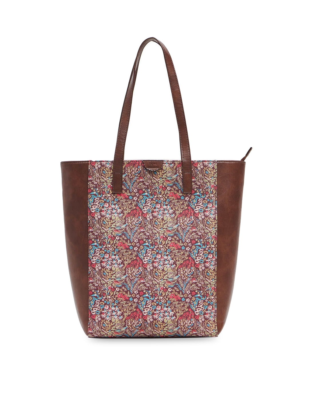 Buy TEAL BY CHUMBAK Floral Printed Oversized Shopper Tote Bag