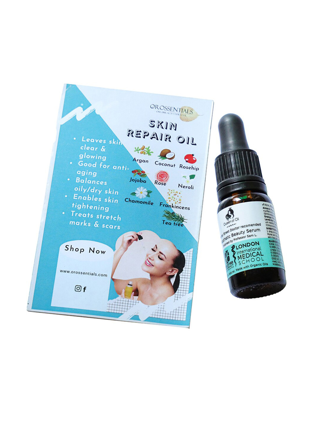 Queen Of Oil 100% Natural & Organic Aesthetic Beauty Face Serum - 10 ml