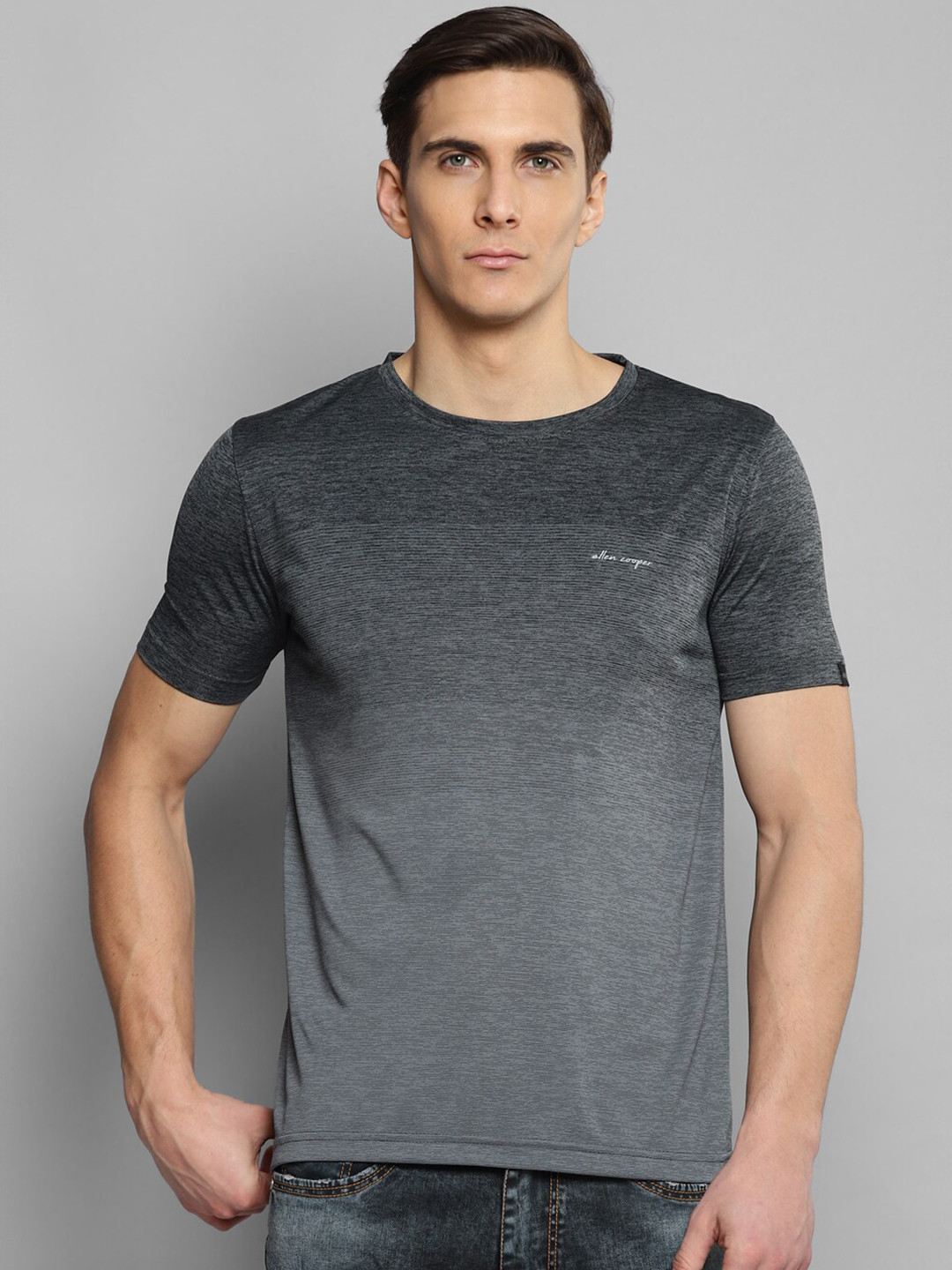 Allen Cooper Active Wear DryFit Round Neck T-shirt