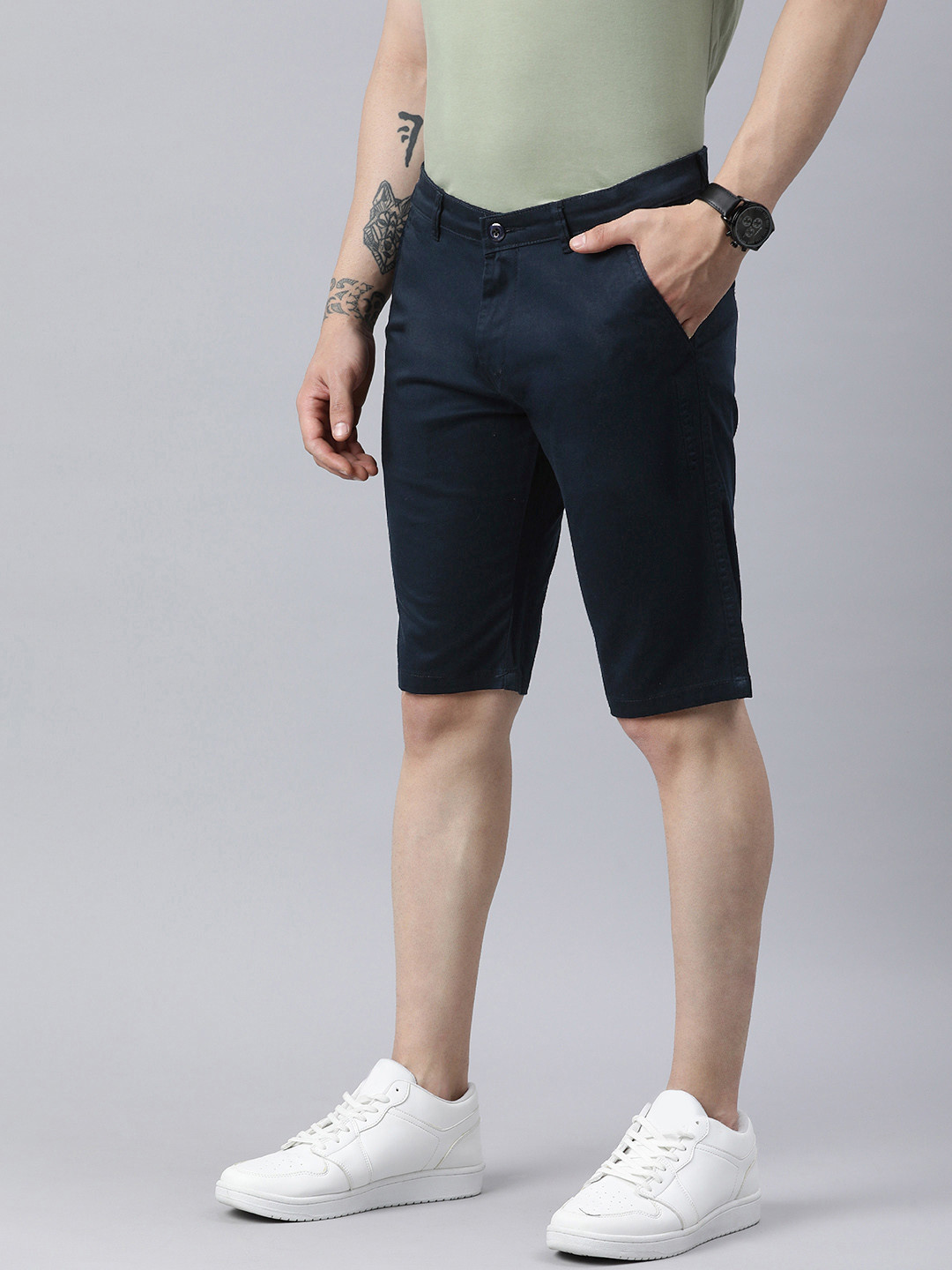 ADBUCKS Men Regular Fit Chino Shorts